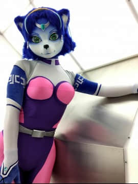 [Ayano Harumaki]&nbsp;&nbsp;Krystal from Star Fox_0895_Ayanos_Star_Fox_Command_10th_Anniversary_Photoshoot_Cosplay.Ayano.Command10thAnniversary2016.06