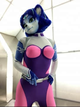 [Ayano Harumaki]&nbsp;&nbsp;Krystal from Star Fox_0898_Ayanos_Star_Fox_Command_10th_Anniversary_Photoshoot_Cosplay.Ayano.Command10thAnniversary2016.06