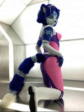 [Ayano Harumaki]&nbsp;&nbsp;Krystal from Star Fox_0899_Ayanos_Star_Fox_Command_10th_Anniversary_Photoshoot_Cosplay.Ayano.Command10thAnniversary2016.06