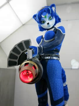 [Ayano Harumaki]&nbsp;&nbsp;Krystal from Star Fox_0882_Ayanos_Star_Fox_Command_10th_Anniversary_Photoshoot_Cosplay.Ayano.Command10thAnniversary2016.04