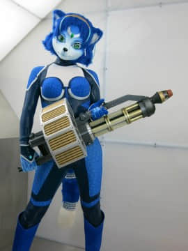 [Ayano Harumaki]&nbsp;&nbsp;Krystal from Star Fox_0883_Ayanos_Star_Fox_Command_10th_Anniversary_Photoshoot_Cosplay.Ayano.Command10thAnniversary2016.04