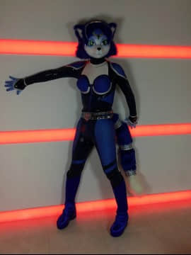 [Ayano Harumaki]&nbsp;&nbsp;Krystal from Star Fox_0854_Ayanos_Star_Fox_Command_10th_Anniversary_Photoshoot_Cosplay.Ayano.Command10thAnniversary2016.02