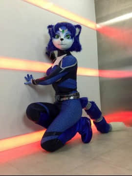 [Ayano Harumaki]&nbsp;&nbsp;Krystal from Star Fox_0857_Ayanos_Star_Fox_Command_10th_Anniversary_Photoshoot_Cosplay.Ayano.Command10thAnniversary2016.02