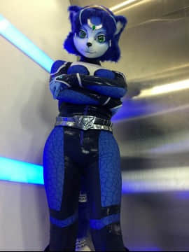 [Ayano Harumaki]&nbsp;&nbsp;Krystal from Star Fox_0858_Ayanos_Star_Fox_Command_10th_Anniversary_Photoshoot_Cosplay.Ayano.Command10thAnniversary2016.02