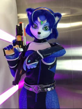 [Ayano Harumaki]&nbsp;&nbsp;Krystal from Star Fox_0862_Ayanos_Star_Fox_Command_10th_Anniversary_Photoshoot_Cosplay.Ayano.Command10thAnniversary2016.02