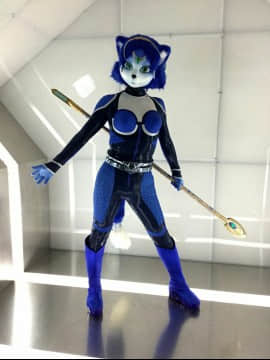 [Ayano Harumaki]&nbsp;&nbsp;Krystal from Star Fox_0868_Ayanos_Star_Fox_Command_10th_Anniversary_Photoshoot_Cosplay.Ayano.Command10thAnniversary2016.03