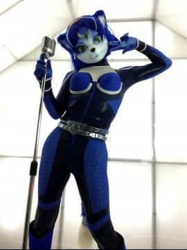 [Ayano Harumaki]&nbsp;&nbsp;Krystal from Star Fox_0841_Ayanos_Star_Fox_Command_10th_Anniversary_Photoshoot_Cosplay.Ayano.Command10thAnniversary2016.00