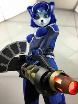 [Ayano Harumaki]&nbsp;&nbsp;Krystal from Star Fox_0844_Ayanos_Star_Fox_Command_10th_Anniversary_Photoshoot_Cosplay.Ayano.Command10thAnniversary2016.01