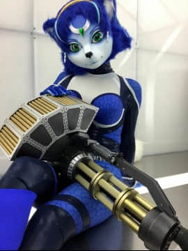 [Ayano Harumaki]&nbsp;&nbsp;Krystal from Star Fox_0847_Ayanos_Star_Fox_Command_10th_Anniversary_Photoshoot_Cosplay.Ayano.Command10thAnniversary2016.01