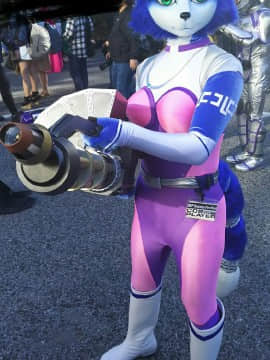[Ayano Harumaki]&nbsp;&nbsp;Krystal from Star Fox_0826_Ayano_at_Wonder_Festival_2016_Cosplay.Ayano.WonderFestival2016.02.by_TwilightBloody