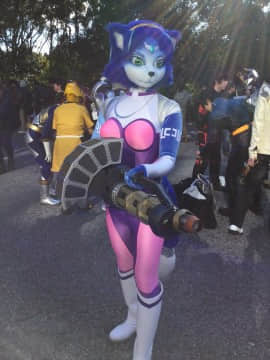 [Ayano Harumaki]&nbsp;&nbsp;Krystal from Star Fox_0831_Ayano_at_Wonder_Festival_2016_Cosplay.Ayano.WonderFestival2016.07.by_rinri1310