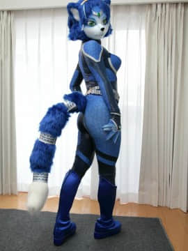 [Ayano Harumaki]&nbsp;&nbsp;Krystal from Star Fox_0813_Ayano_at_July_Kigurumi_Meetup_Cosplay.Ayano.KigurumiMeetup.July2016.12