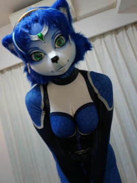 [Ayano Harumaki]&nbsp;&nbsp;Krystal from Star Fox_0818_Ayano_at_July_Kigurumi_Meetup_Cosplay.Ayano.KigurumiMeetup.July2016.17