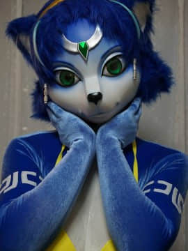 [Ayano Harumaki]&nbsp;&nbsp;Krystal from Star Fox_0820_Ayano_at_July_Kigurumi_Meetup_Cosplay.Ayano.KigurumiMeetup.July2016.19