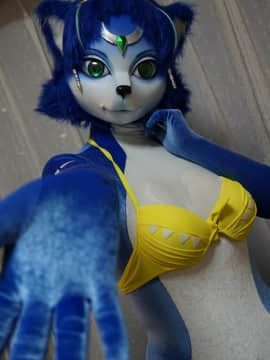 [Ayano Harumaki]&nbsp;&nbsp;Krystal from Star Fox_0821_Ayano_at_July_Kigurumi_Meetup_Cosplay.Ayano.KigurumiMeetup.July2016.20