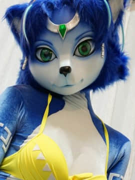 [Ayano Harumaki]&nbsp;&nbsp;Krystal from Star Fox_0824_Ayano_at_July_Kigurumi_Meetup_Cosplay.Ayano.KigurumiMeetup.July2016.23