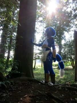 [Ayano Harumaki]&nbsp;&nbsp;Krystal from Star Fox_0798_Ayano_Visits_Horse_Farm_and_Inari_Shrine_Cosplay.Ayano.Komorebi.03