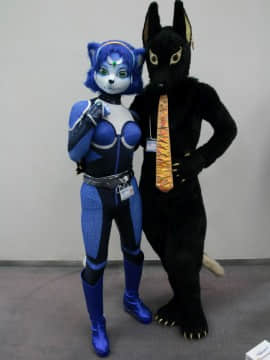 [Ayano Harumaki]&nbsp;&nbsp;Krystal from Star Fox_0810_Ayano_at_July_Kigurumi_Meetup_Cosplay.Ayano.KigurumiMeetup.July2016.08