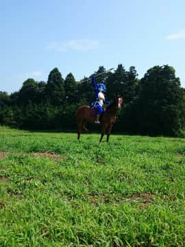 [Ayano Harumaki]&nbsp;&nbsp;Krystal from Star Fox_0786_Ayano_Visits_Horse_Farm_and_Inari_Shrine_Cosplay.Ayano.HorseFarm.08