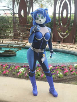 [Ayano Harumaki]&nbsp;&nbsp;Krystal from Star Fox_0746_Ayano_Twitter_dj_higuma_848557988428357632_20170403_012924_img1