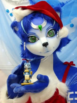 [Ayano Harumaki]&nbsp;&nbsp;Krystal from Star Fox_0165_Ayano_Sends_Krystmas_Photos_Cosplay.Ayano.MerryKrystmas2016.11