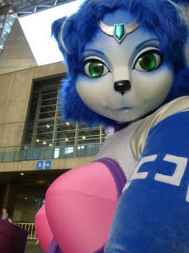 [Ayano Harumaki]&nbsp;&nbsp;Krystal from Star Fox_0092_Ayano_Direct_Photos_from_Wonder_Festival_2016_Cosplay.Ayano.WonderFestival2016.DirectPhotos.21