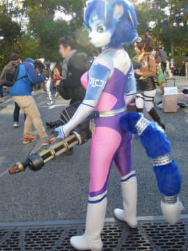 [Ayano Harumaki]&nbsp;&nbsp;Krystal from Star Fox_0077_Ayano_Direct_Photos_from_Wonder_Festival_2016_Cosplay.Ayano.WonderFestival2016.DirectPhotos.05