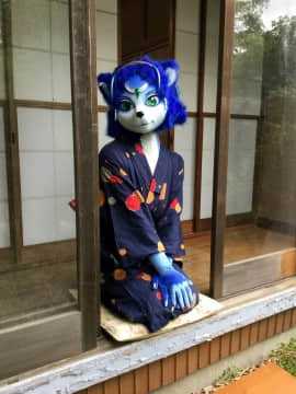 [Ayano Harumaki]&nbsp;&nbsp;Krystal from Star Fox_0062_Ayano_Cools_Down_in_a_Yukata_Cosplay.Ayano.Yukata.20