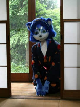 [Ayano Harumaki]&nbsp;&nbsp;Krystal from Star Fox_0049_Ayano_Cools_Down_in_a_Yukata_Cosplay.Ayano.Yukata.07