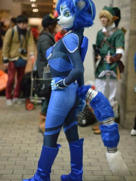 [Ayano Harumaki]&nbsp;&nbsp;Krystal from Star Fox_0008_Ayano_Appears_at_Wonder_Festival_Cosplay.Ayano.WonderFestival2015.07