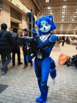 [Ayano Harumaki]&nbsp;&nbsp;Krystal from Star Fox_0007_Ayano_Appears_at_Wonder_Festival_Cosplay.Ayano.WonderFestival2015.06