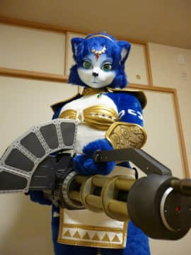 [Ayano Harumaki]&nbsp;&nbsp;Krystal from Star Fox_0067_Ayano_Cosplay_Update_Cosplay.Ayano.AssaultPreview.GunPose03