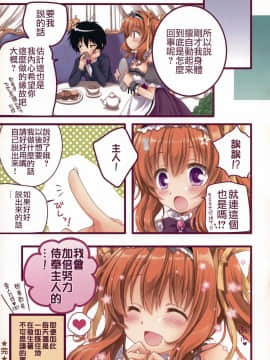 [無邪気漢化組] (C90) [ぴょんぴょろりん (あここ。)] チートなご主人様とメイドな私。_12