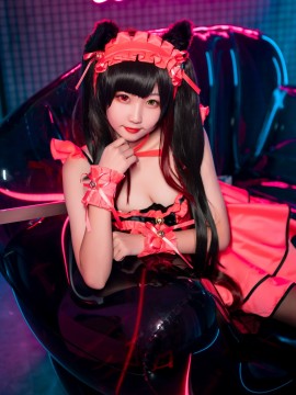 [Chunmomooo 蠢沫沫] Date A Live - Tokisaki Kurumi_Chunmomo_Date A Live_Tokisaki Kurumi (Cat Girl Lingerie ver.)_017
