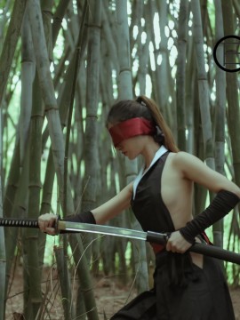 [理萬姬] 無慘！女武士竹林露出×放尿解禁_5
