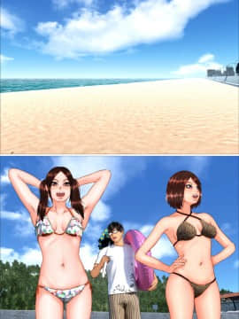 [IronSugar 'アイアンシュガー'] ギャルな妹の海旅行に同行したら童貞喪失する事になった話_098_022