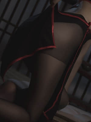 [南桃Momoko] 黑丝旗袍_sjhs02.com_0023