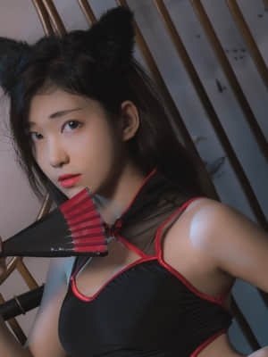 [南桃Momoko] 黑丝旗袍_sjhs02.com_0024