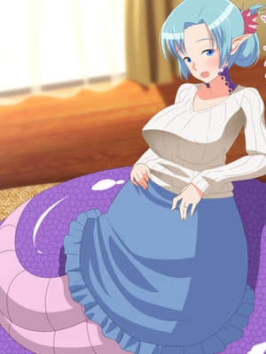 [春葉流亭] ラミア嫁!巨乳ラミアと新婚イチャイチャ子作り性活 [英訳]_62
