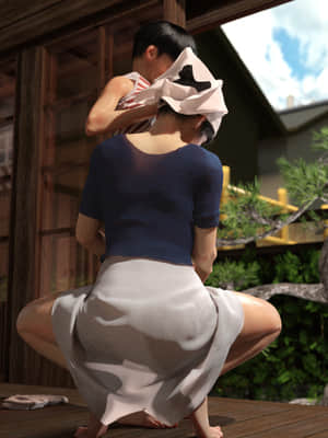 [BlackK studio(善次郎)] 忘れられない夏～夏休みに遊びに行ったらまさか叔母さんと従妹と....！！？_C005-4