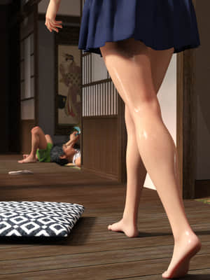[BlackK studio(善次郎)] 忘れられない夏2~ セックス三昧の夏休み～女担任の家庭訪問と隣の女子高生シッターのあられもない痴態!?最後はおじいちゃんも我慢できなくて…?!_B004-2