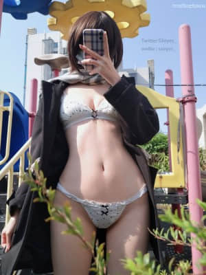 眼酱大魔王 NO.032 室外jk Outdoor JK_眼酱大魔王 (08)