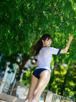 [周叽是可爱兔兔] 体操服_0025