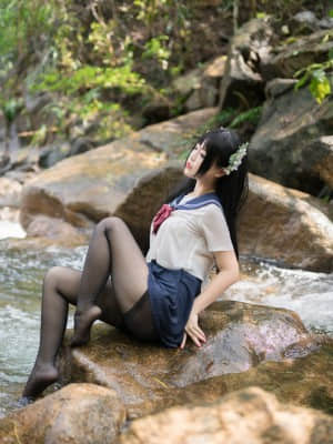 白烨 - 濕身JK_95