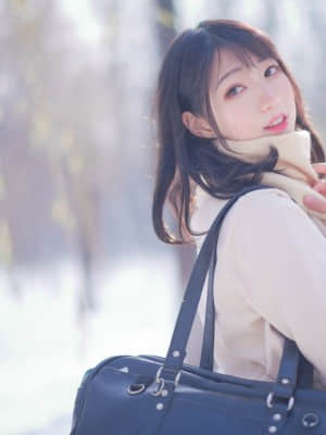 [周叽是可爱兔兔] 小清新居家服 + 雪景jk_Snow JK_03