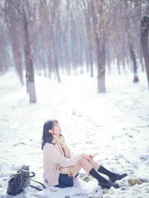 [周叽是可爱兔兔] 小清新居家服 + 雪景jk_Snow JK_14