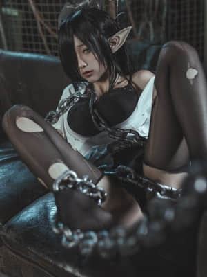 蠢沫沫 黑兽女王OL制服_35