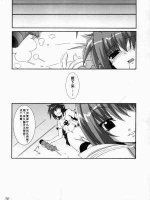 [靴下汉化组] (C75) [夜の勉強会 (明日頼真咲 、ふみひろ)] VH (魔法少女リリカルなのは)_25_0026