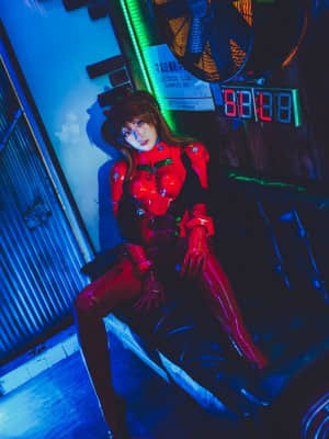 絕對薙肉-Niwa Nagi cosplayer Asuka Langley_116