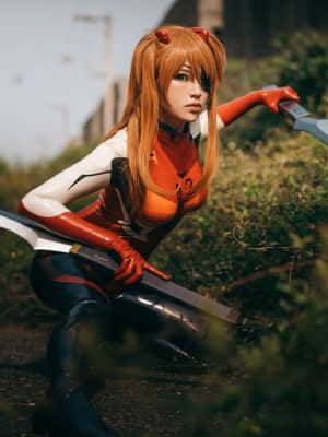 絕對薙肉-Niwa Nagi cosplayer Asuka Langley_6